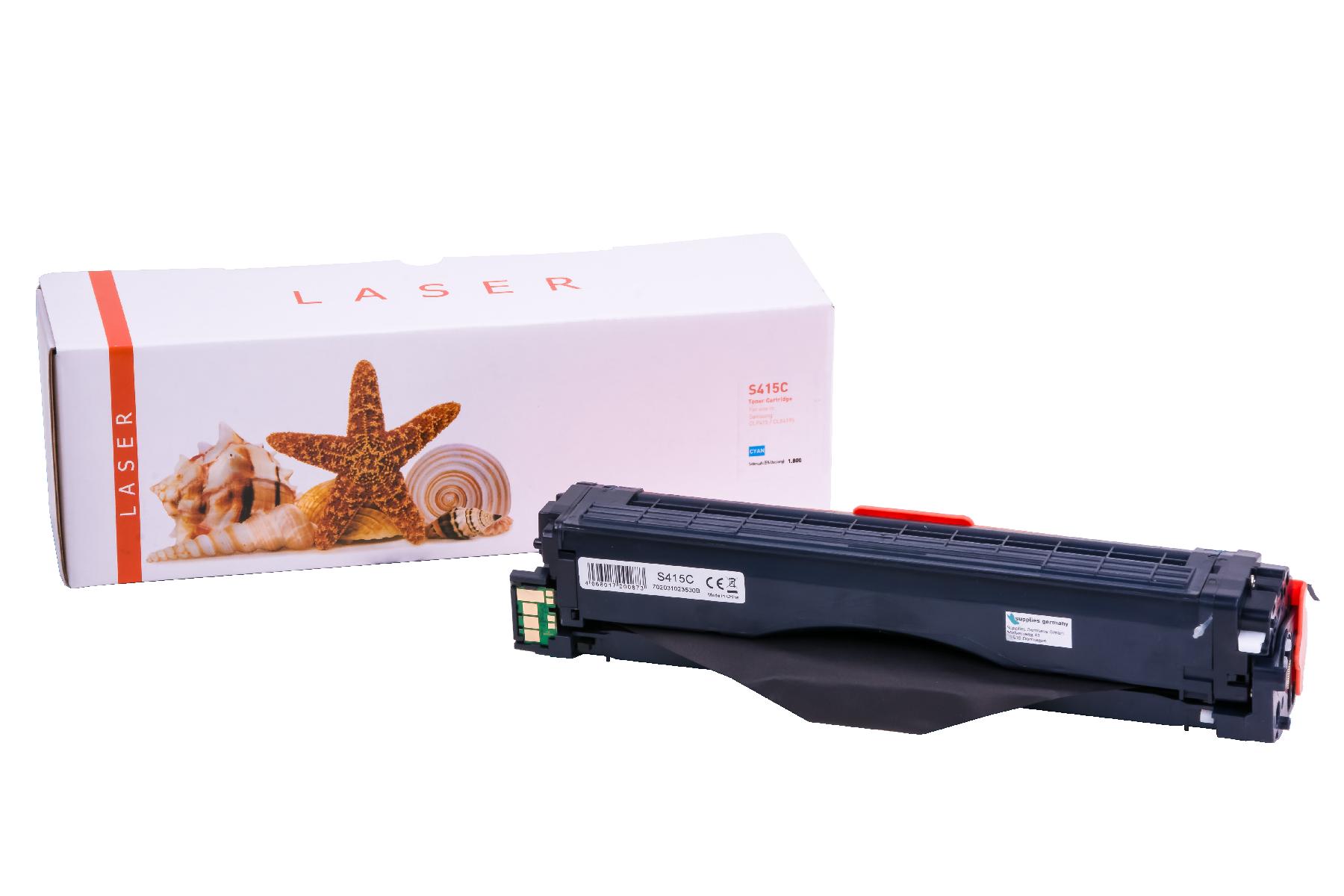 CLP415C alternativ Toner cyan für Samsung / CLTC504S/ELS / 1.800 Seiten CLP415C alternativ Toner cyan für Samsung / CLTC504S/ELS / 1.800 Seiten