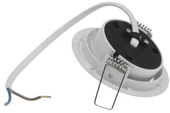 LED-Einbauleuchte "Flat-26" warmweiß, 80x26mm, 3W, 370lm, weißes Gehäuse