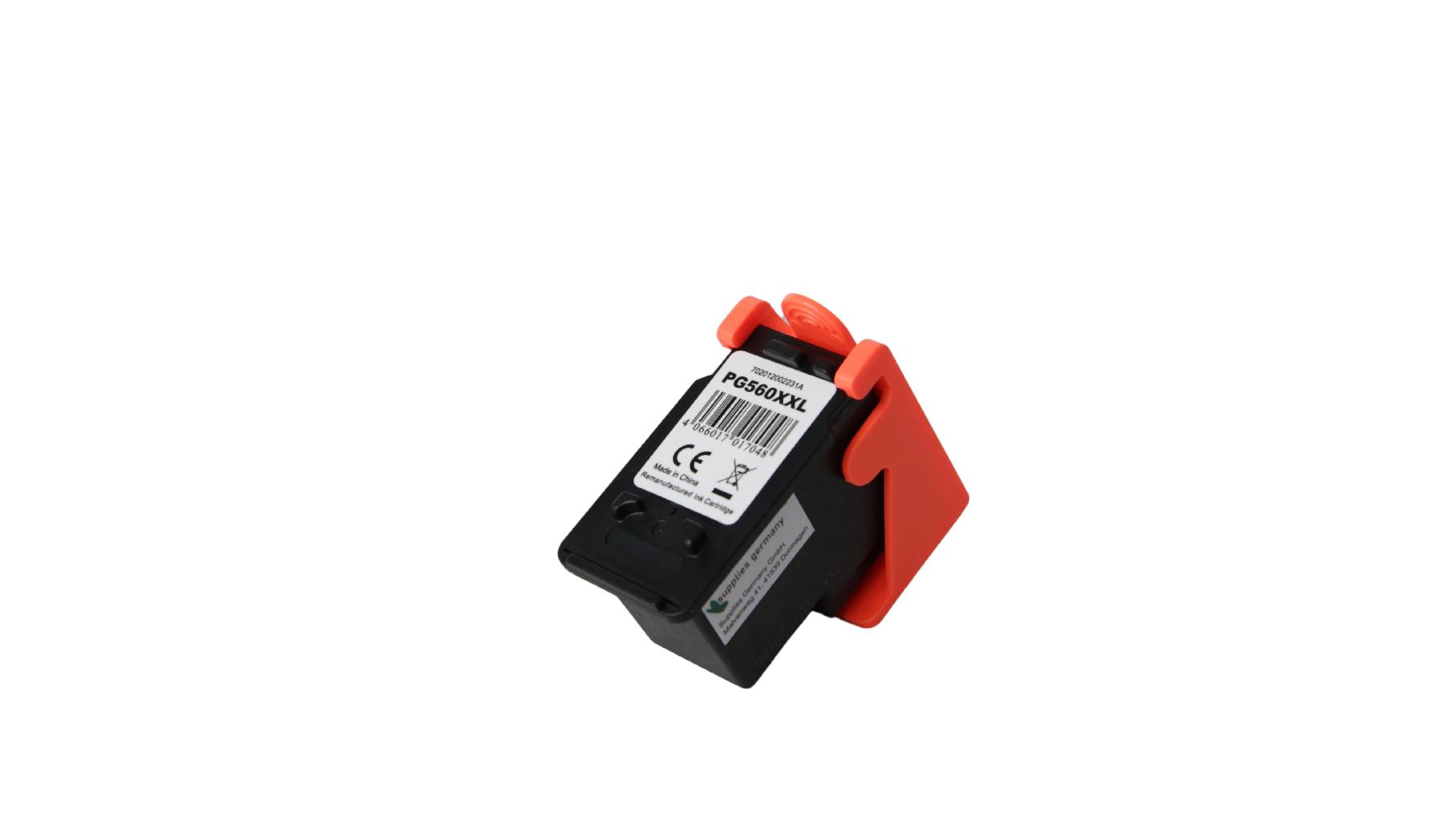 PG560XXL alternativ Tinte schwarz für Canon / 3712C001 / 22ml / 750 Seiten PG560XXL alternativ Tinte schwarz für Canon / 3712C001 / 22ml / 750 Seiten