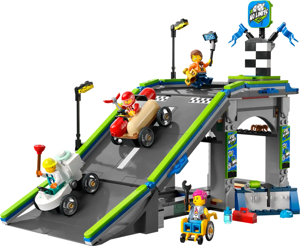 LEGO® 60460 - City Fahrzeuge - keine Limits: Seifenkistenrennen mit Rampe (436 Teile)