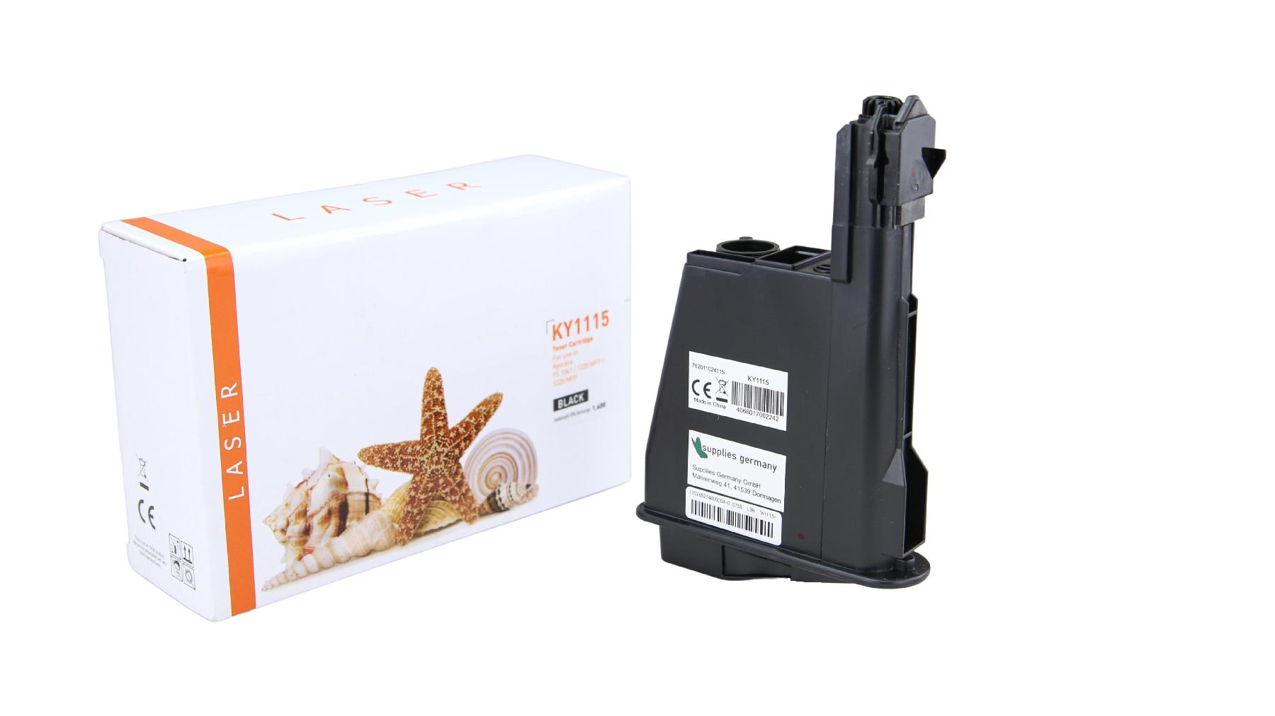 TK1115 alternativ Toner black für Kyocera  / TK1115 / 1.600 Seiten
