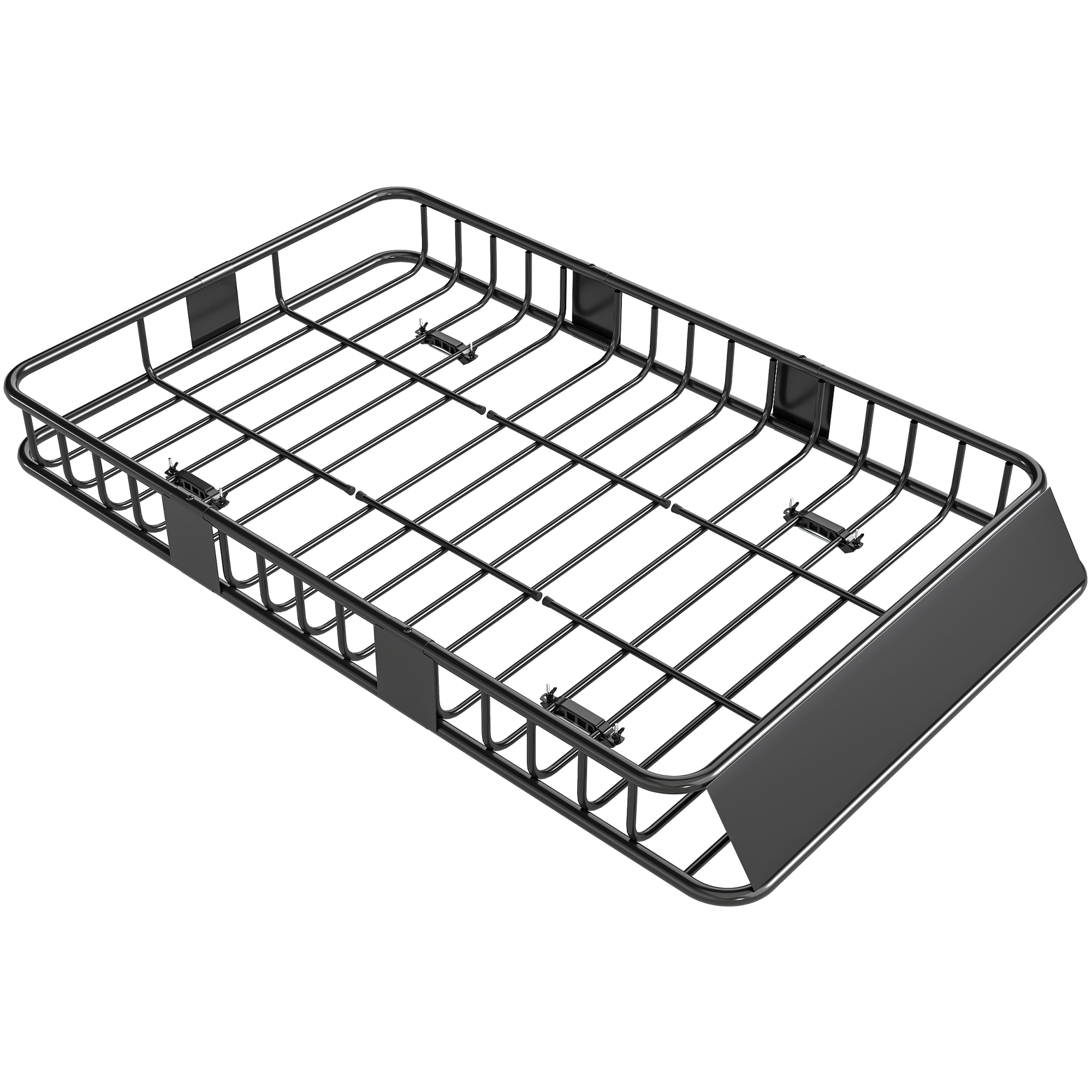 Dachgepäckträger Auto Dachkorb aus Metall 162x99x16cm Universal Gepäckträger Dachträger Tragfähigkeit von 100 kg Gepäckkorb für Camping, Grillen, Autoreisen Schwarz Dachgepäckträger Auto Dachkorb aus Metall 162x99x16cm Universal Gepäckträger Dachträger Tragfähigkeit von 100 kg Gepäckkorb für Camping, Grillen, Autoreisen Schwarz