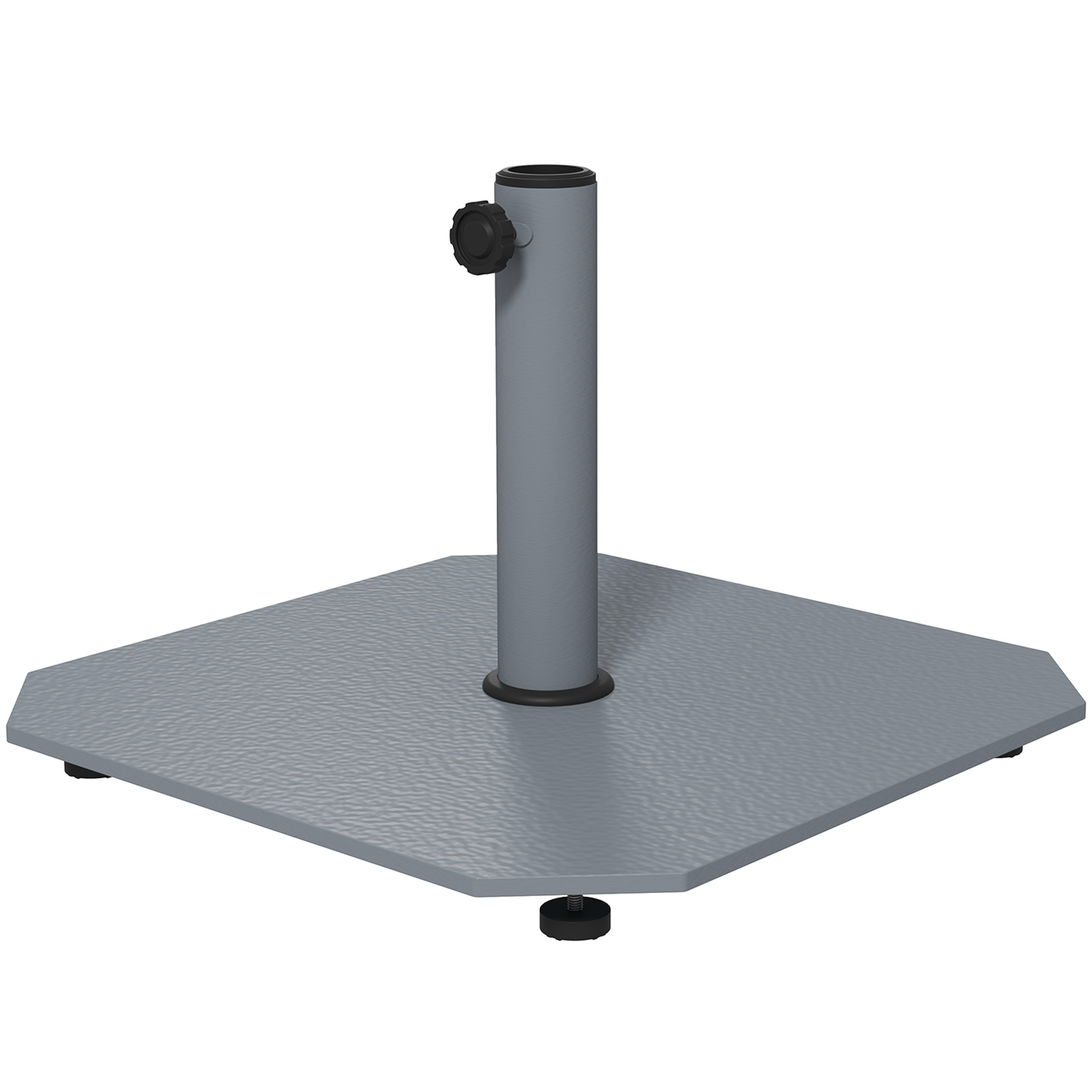 Sonnenschirmständer aus Metall 18,5 kg Schirmständer, Quadratisch Schirmhalter für Sonnenschirm 32/38/48mm Sonnenschirmständer aus Metall 18,5 kg Schirmständer, Quadratisch Schirmhalter für Sonnenschirm 32/38/48mm