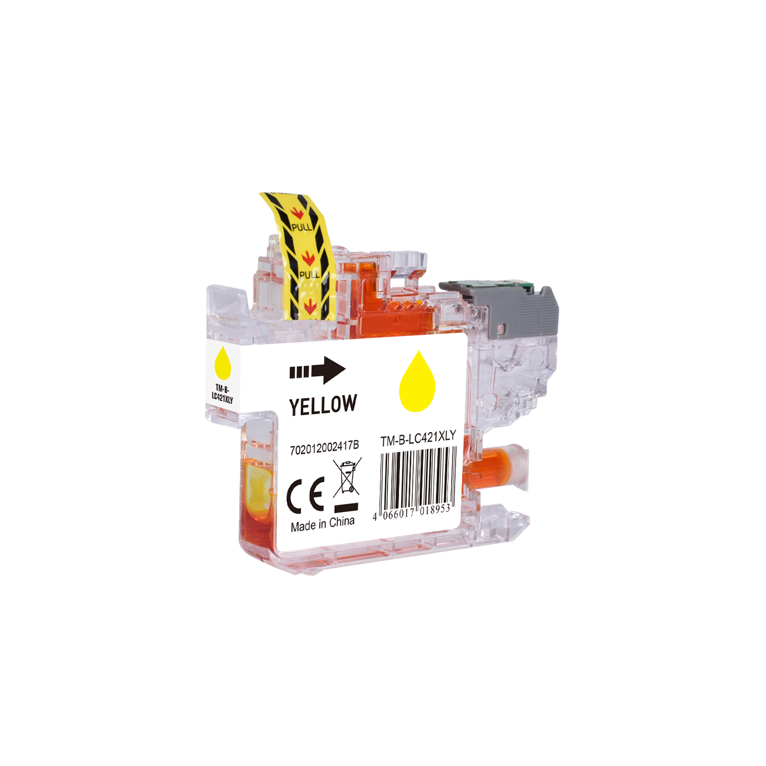 LC421XLY alternativ (Dye) Tinte yellow für Brother / LC421XLY / 7,5ml