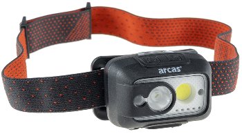 LED Akku-Stirnlampe 6W+3W, mit Gestensteuerung