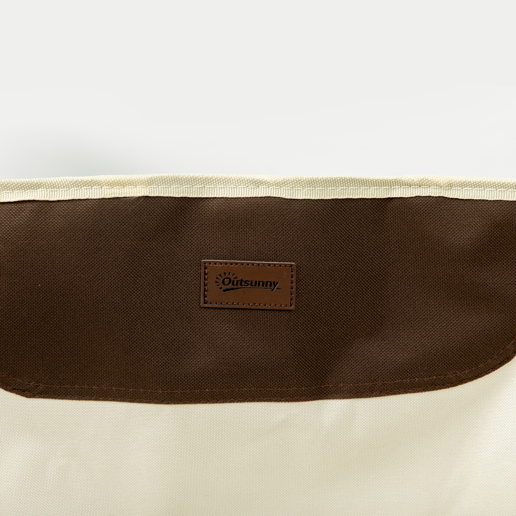 Campingstuhl, faltbar, Stahlrahmen, Stoffsitz, Tragetasche, Weiß