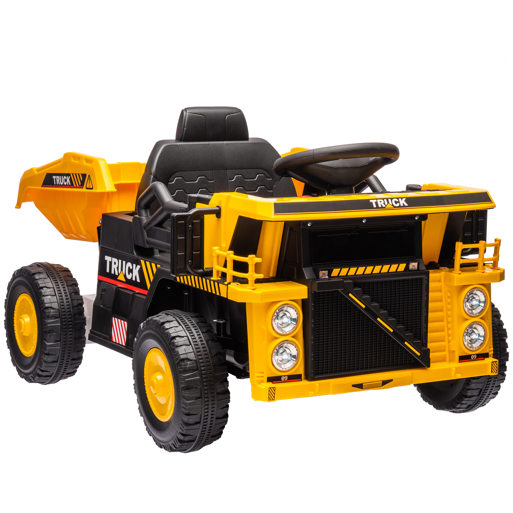 Elektro-Kipplaster, 3-6 km/h, Rutschauto, kippbare Ladefläche, Licht & Musik, für 3-5 Jahre Elektro-Kipplaster, 3-6 km/h, Rutschauto, kippbare Ladefläche, Licht & Musik, für 3-5 Jahre