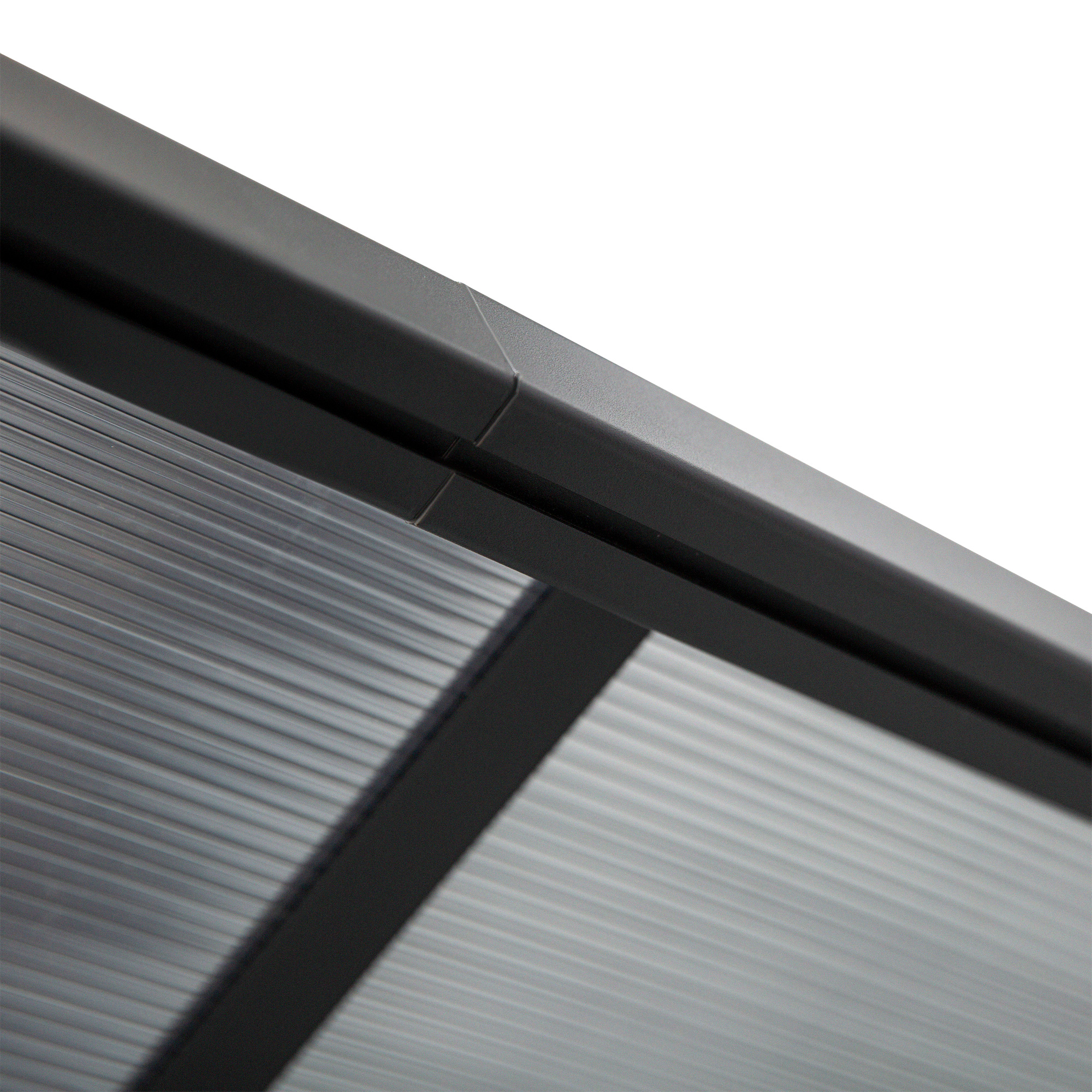 Pergola Pavillon  4.35 x 3.02 m Gartenpavillon Überdachung Zelt 231-250 cm höhenverstellbar Sonnenschutz Terrassendach Anbaupavillion Aluminium Grau