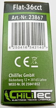 LED-Einbauleuchte "Flat-36 CCT", 5W, 3000/4000/6500K, schwenkbar
