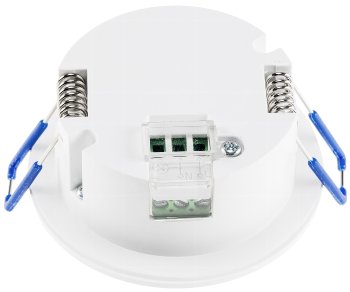 Decken-Einbau-Bewegungsmelder 360° IP65 / PIR, LED geeignet, 8m Detektion, 76x36mm