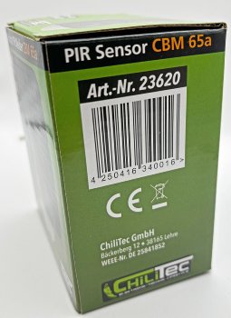 Aufputz Bewegungsmelder "CBM 65a" / 360°, max.10m Detektion, IP65, anthrazit