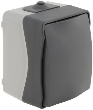 NUQUI Feuchtraum Wechsel-Schalter, IP54, Aufputz, 250V~/ 10A