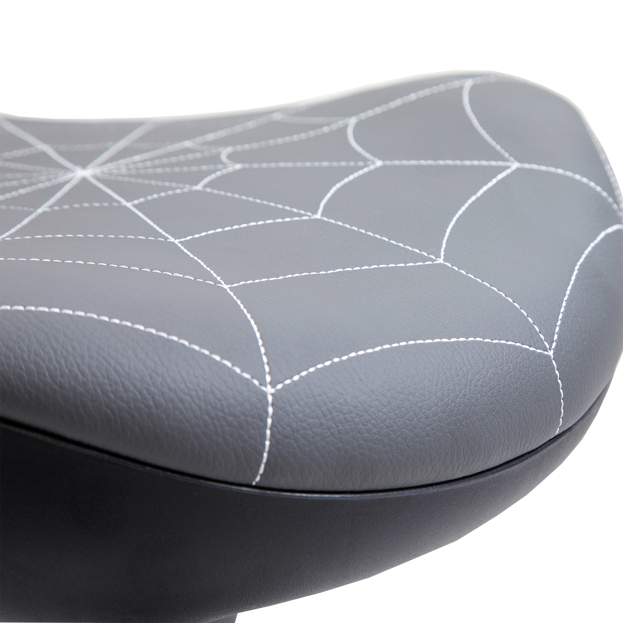 Bürohocker mit Schwenkfunktion, ergonomischer Hocker, höhenverstellbar 65,5-83,5 cm 120° neigbar Grau