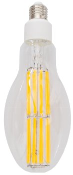 LED Filament-Lampe E27 50W "FHE-50", 7841lm, 2700K, warmweiß, ØxH 9x24cm