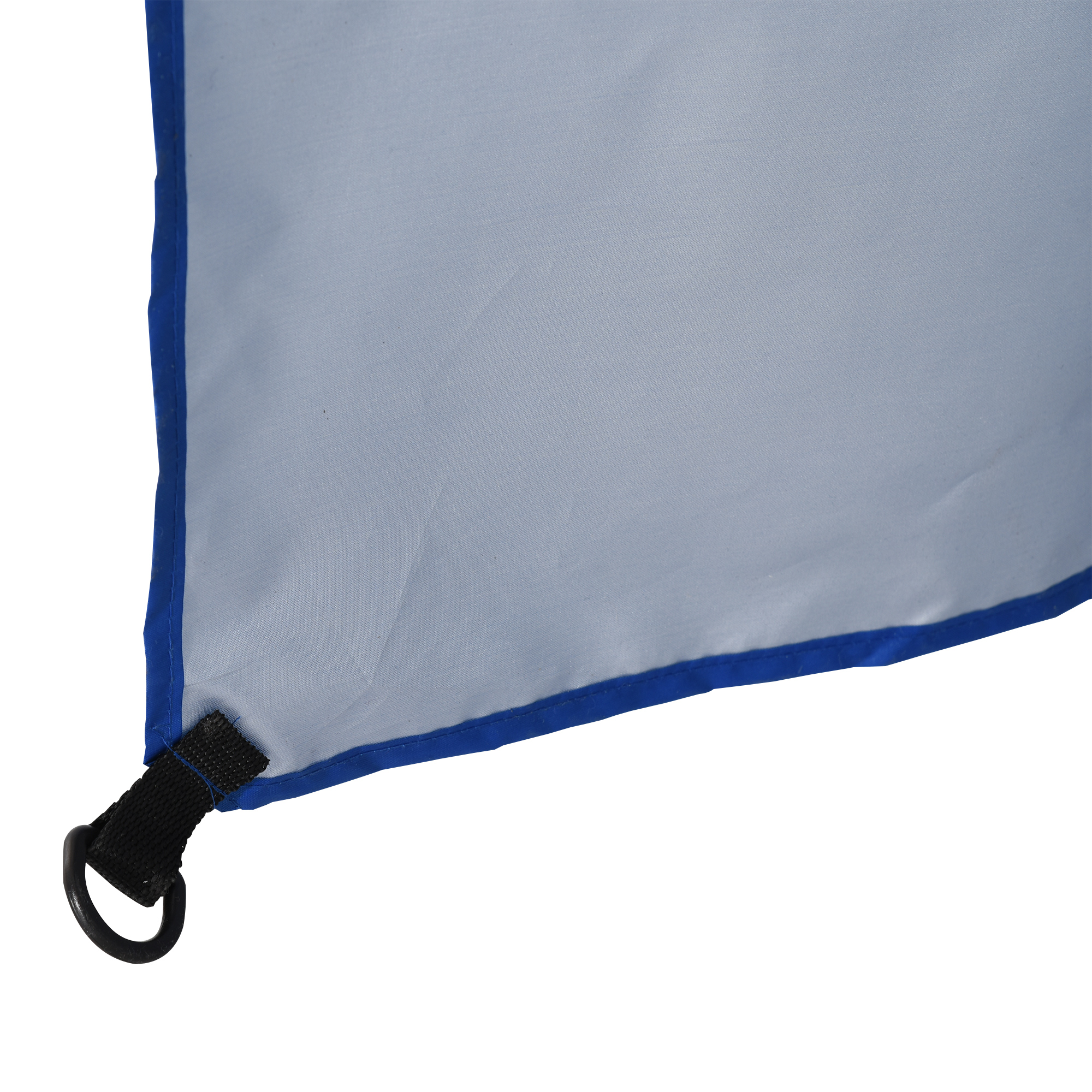 Sonnenschirm Strandschirm Sonnenschutz mit Seitenwand Strand Polyester Blau 2,2 x H2,2m