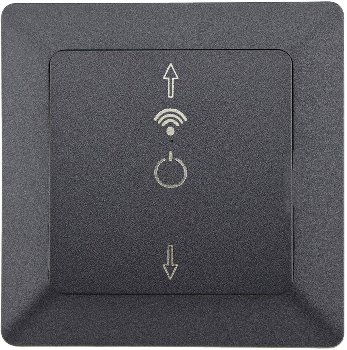 MILOS WiFi Rolladensteuerung, Anthrazit, Android + iOS- App,Alexa/Google tauglich