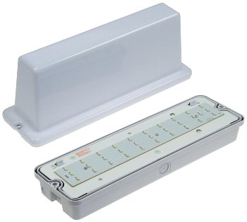 LED Fluchtwegleuchte "NL-D2" 30 LEDs, Erkennungsw. 25m, Deckenmontage, IP65