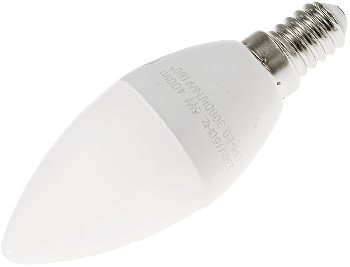 LED Kerzenlampe E14 "K50" warmweiß, 3000k, 400lm, 230V/5W