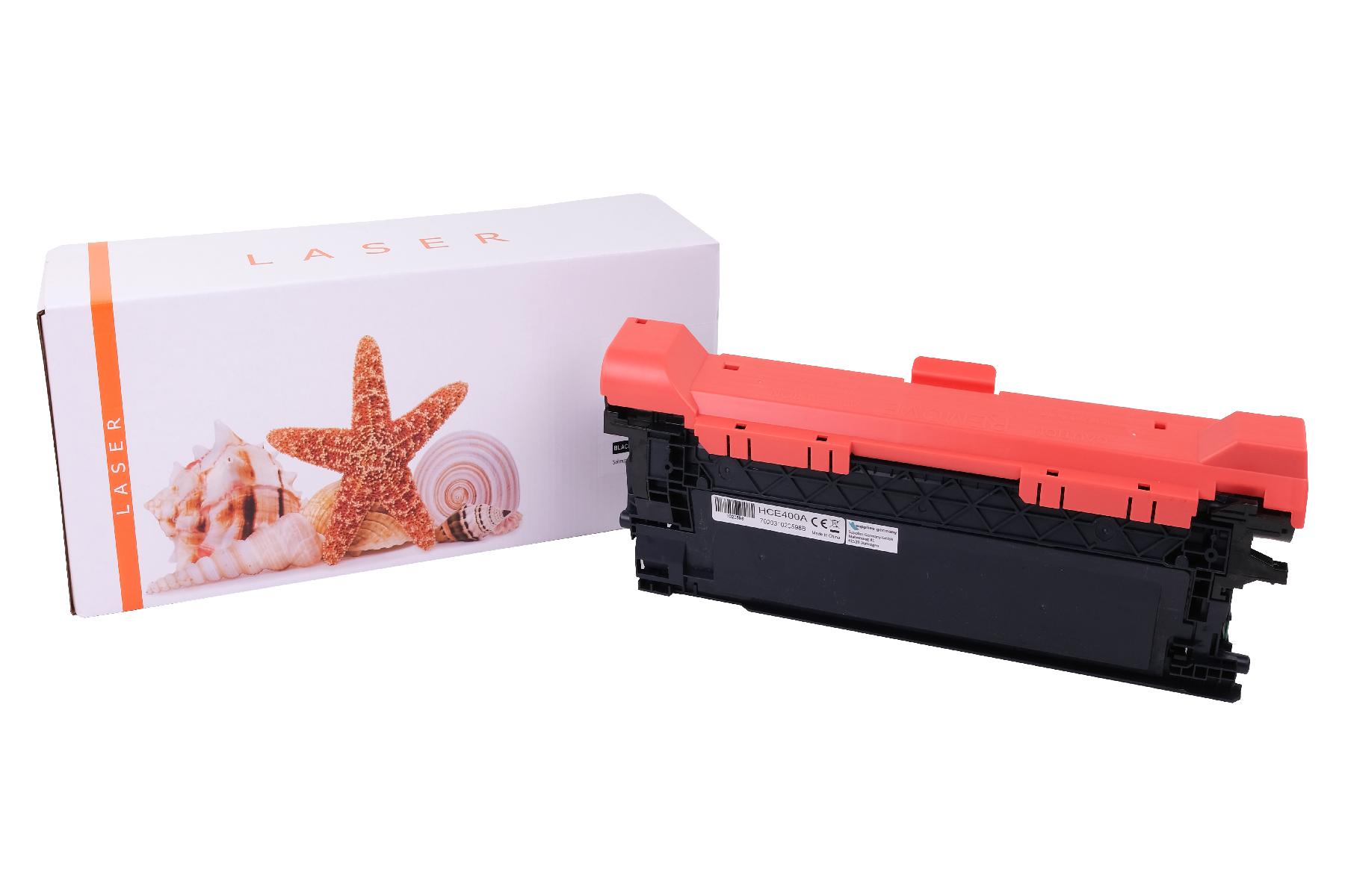 CE400A alternativ Toner black für HP  / CE400A / 507A / 5.500 Seiten