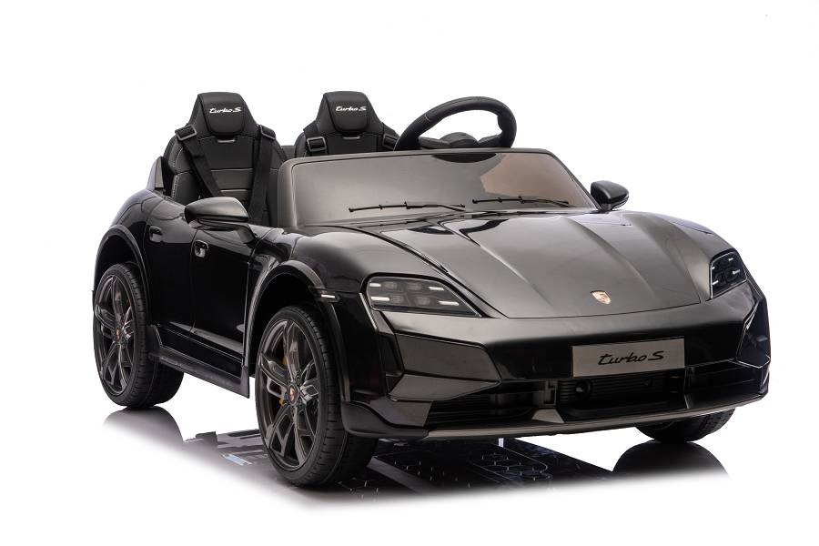 Elektro Kinderfahrzeug „Porsche Taycan Turbo S“ - schwarz