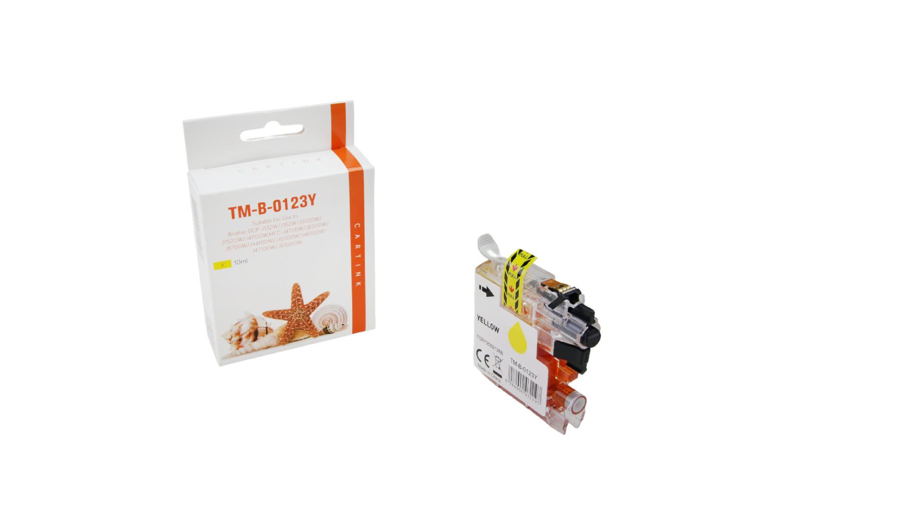 LC121/123Y alternativ Seestern Tinte yellow für / LC123Y / 10ml LC121/123Y alternativ Seestern Tinte yellow für / LC123Y / 10ml