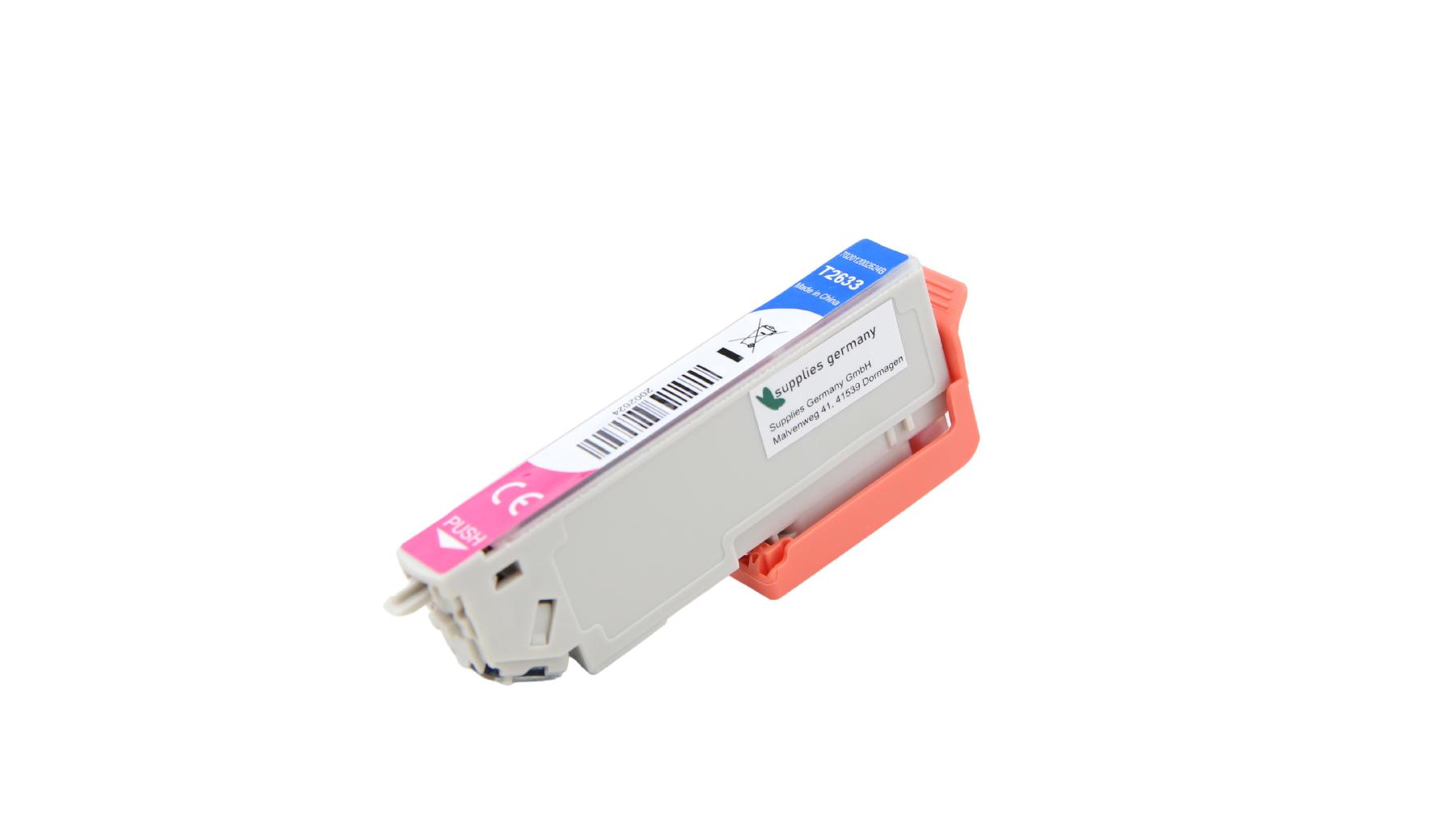 T2633 alternativ Tinte Magenta für Epson / C13T26334010 / 10ml T2633 alternativ Tinte Magenta für Epson / C13T26334010 / 10ml