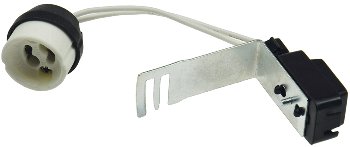 GU10 Lampenfassung mit Zugentlastung, Keramik Fassung mit 10cm Kabel