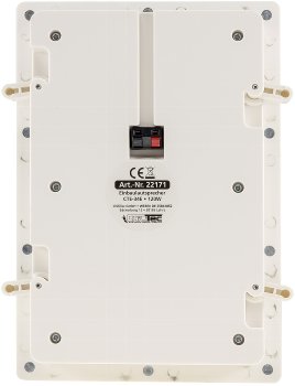 Einbaulautsprecher "CTE-34E",eckig, weiß / 2-Wege, 287x197mm, 120 Watt