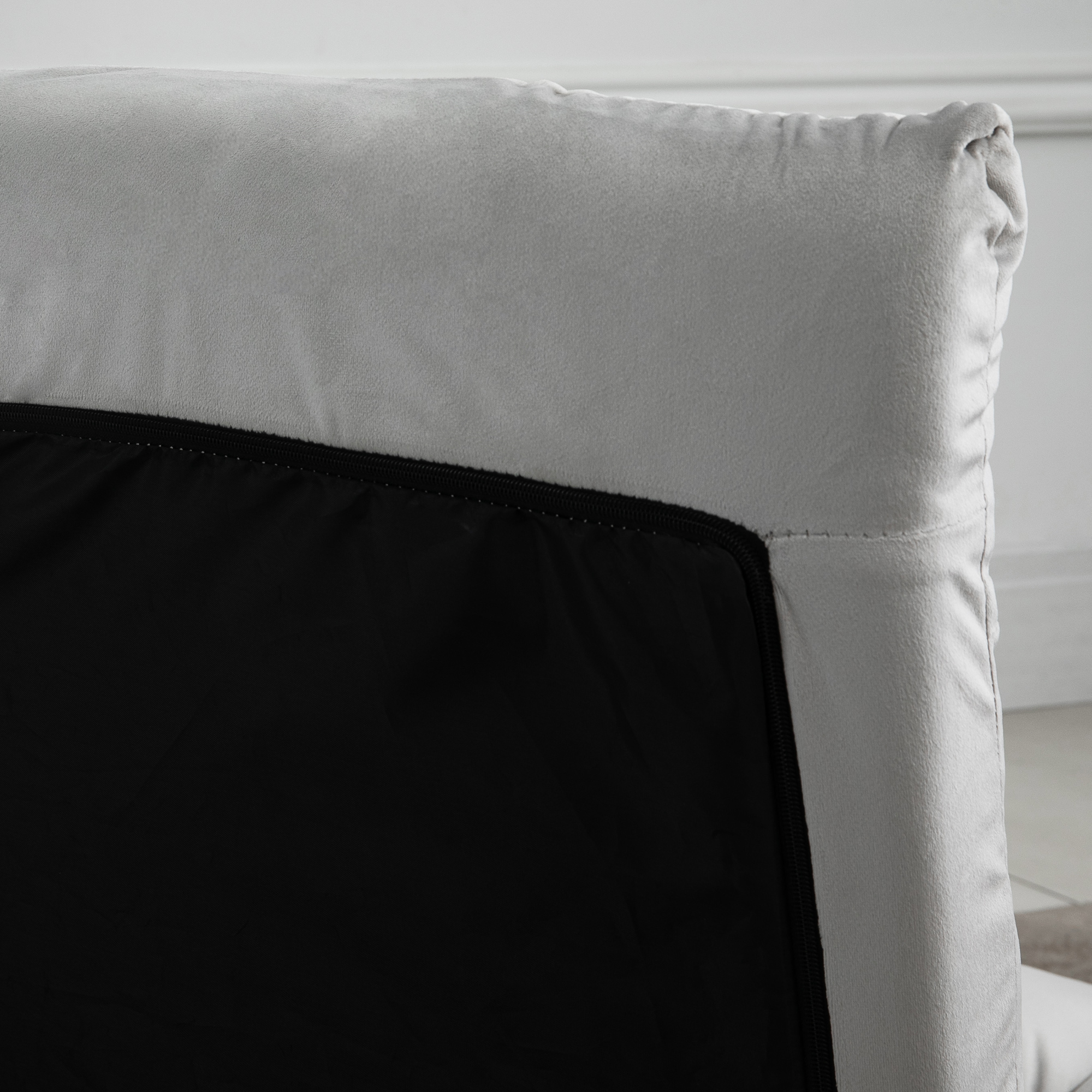 Bodenstuhl, faltbar, Bodensessel mit Liegefunktion Verstellbarer Rückenlehne, gepolstert Relaxsessel zum Fernsehen, Lesen, Meditationsstuhl Lazy Sofa Lesesessel für Meditation Zuhause Grau