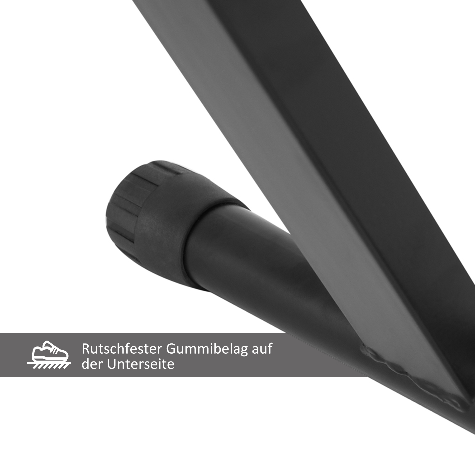 Klavierhocker Höhenverstellbar Klavierbank, X-förmiger Pianobank mit Kunstleder Kissen Klappbare Klavierstuhl für Piano Keyboard 39 x 29 x 37-47 cm Schwarz