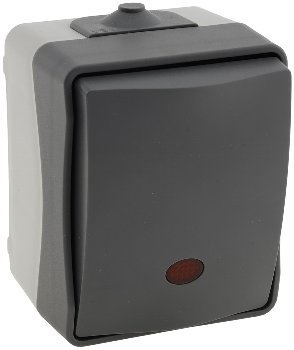 NUQUI Feuchtraum Kontrollschalter, IP54, Aufputz, 250V~/ 10A