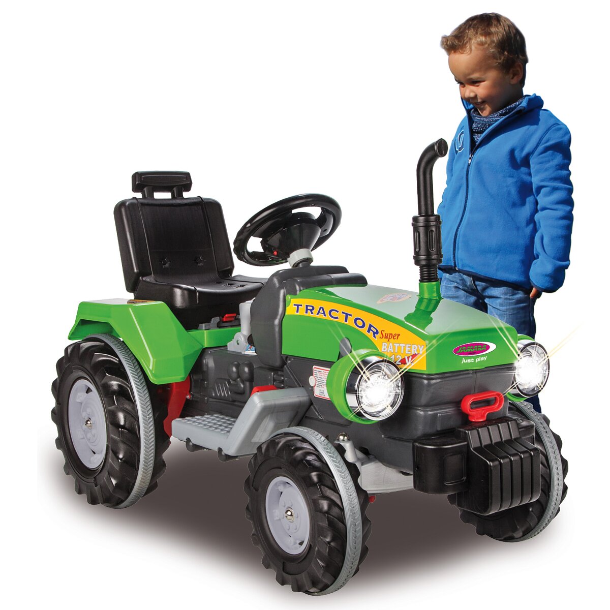 Kinderfahrzeug Traktor Power Drag grün Kinderfahrzeug Traktor Power Drag grün