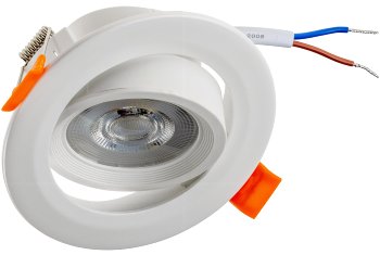 LED-Einbauleuchte "Flat-36 CCT" / 5W, 3000/4000/6500K, schwenkbar