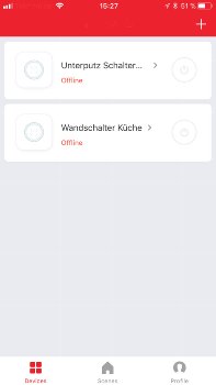 MILOS WiFi Schalter, Android + iOS- App,Alexa/Google tauglich