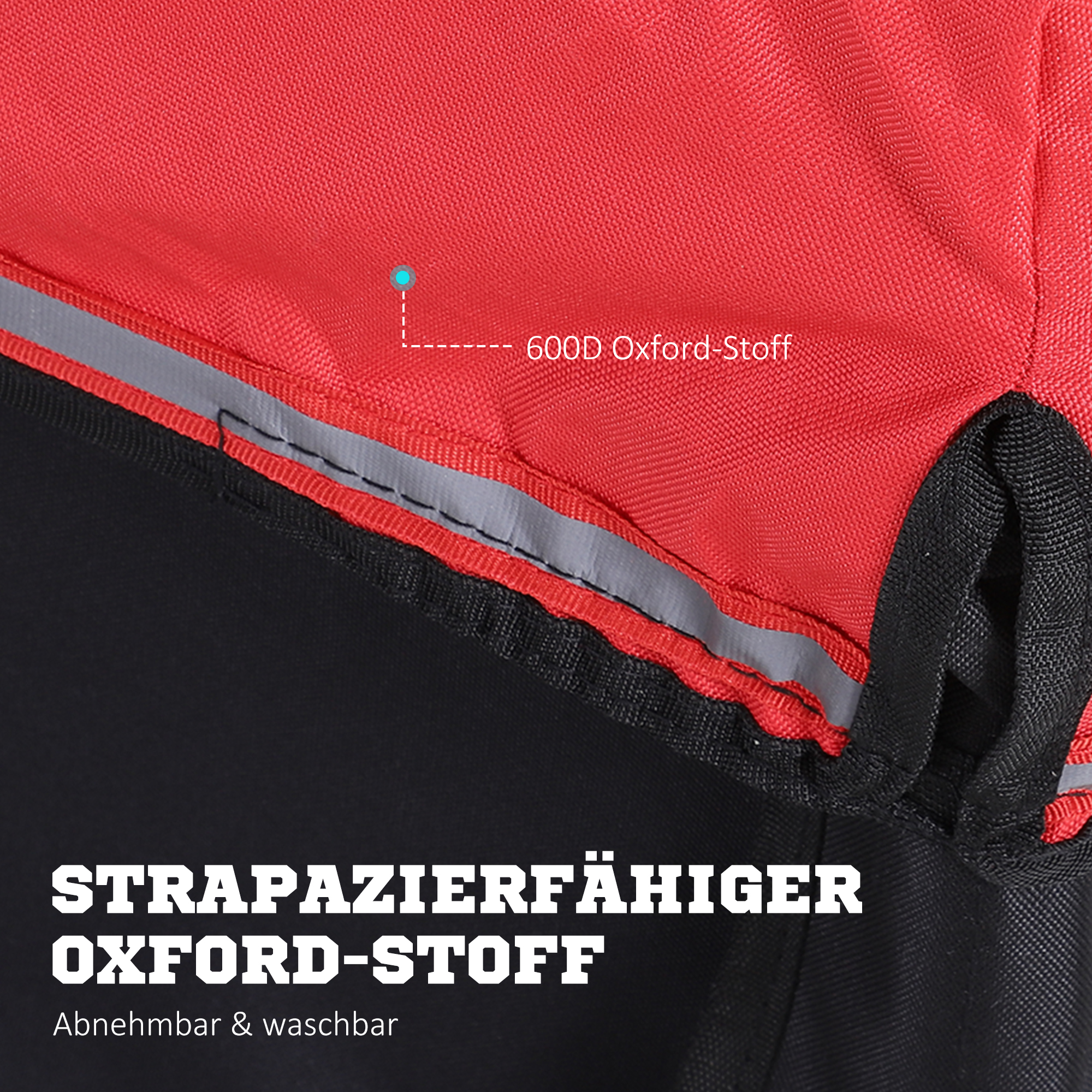 Fahrradanhänger, klappbar Lastenanhänger mit Kupplung,Transportwagen bis 40 kg belastbar, Transportanhänger Anhänger für Fahrrad Handwagen 140 x 88 x 60 cm