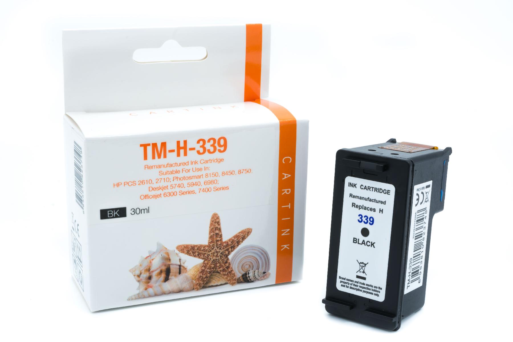 339 Refill Tinte black für  HP / C8767EE / 30ml