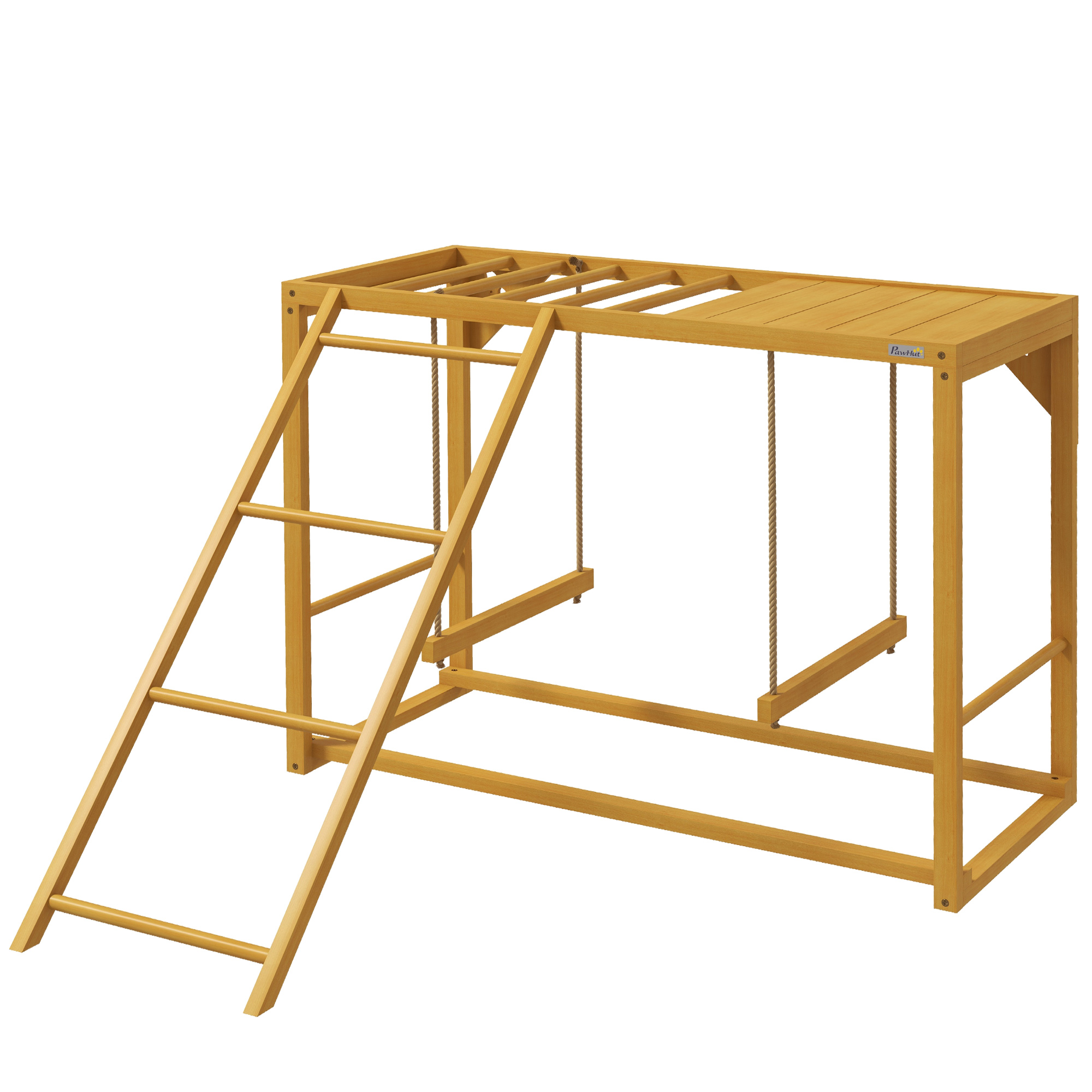 Hühner-Spielgerüst mit Schaukeln und Leiter, für 3-4 Hühner, Hühner-Klettergerüst aus Holz Hühner-Spielgerüst mit Schaukeln und Leiter, für 3-4 Hühner, Hühner-Klettergerüst aus Holz