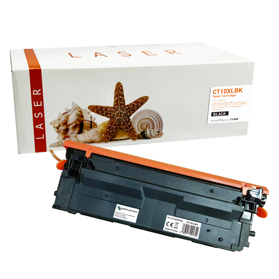 T10XLBK alternativ Toner black für Canon / 4566C001 / 13.000 Seiten
