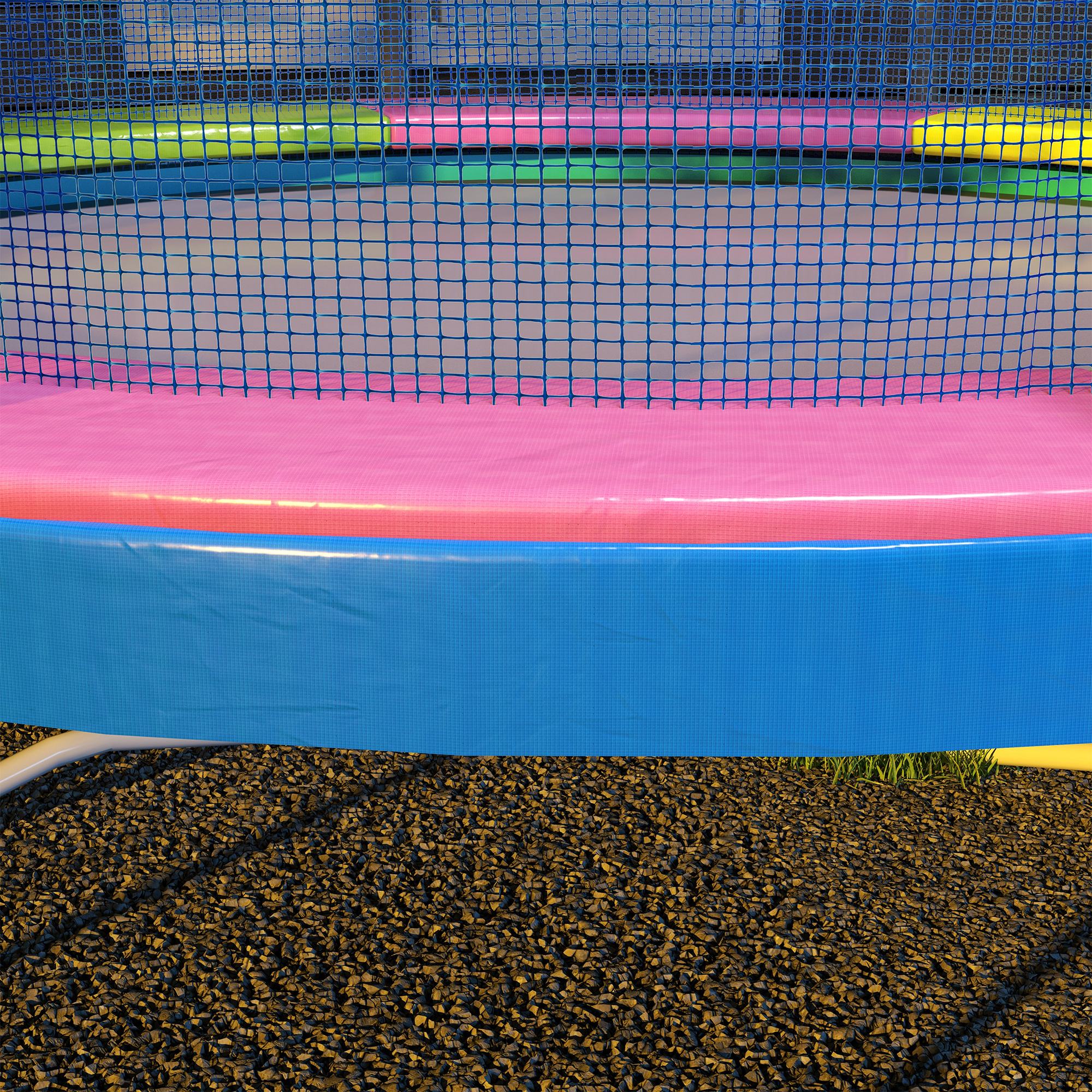 Ersatz-Randabdeckung für Trampoline, wasserfest, reißfest, Ø305 cm, bunt