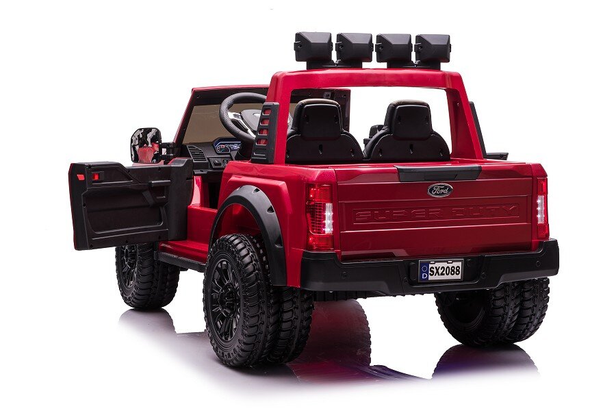 Kinderfahrzeug Ford Super Duty - rot - 12V-Version