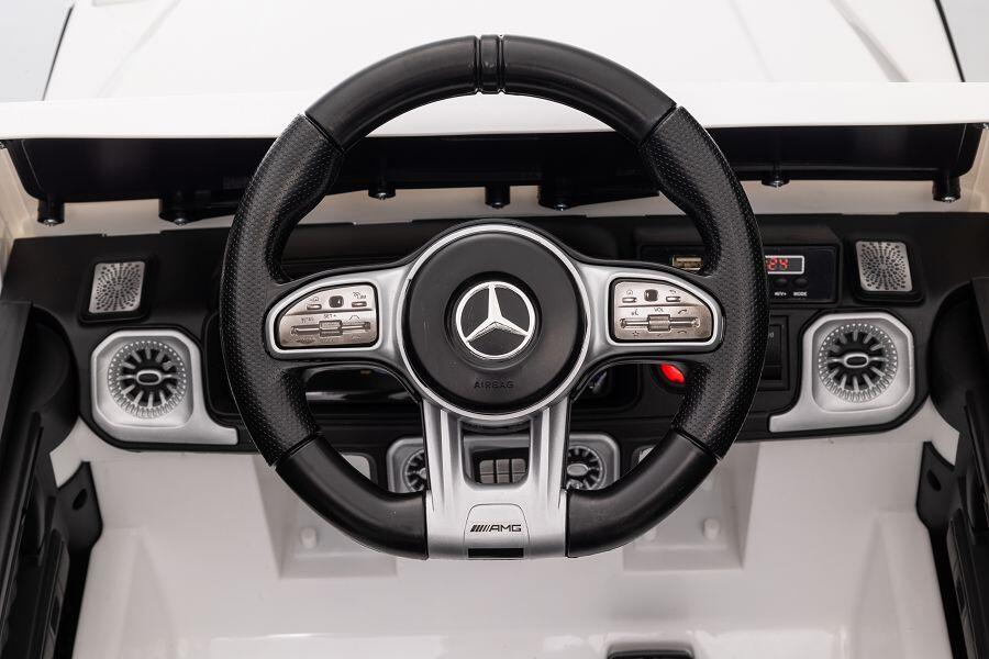 Kinderfahrzeug Mercedes G63 AMG - weiß