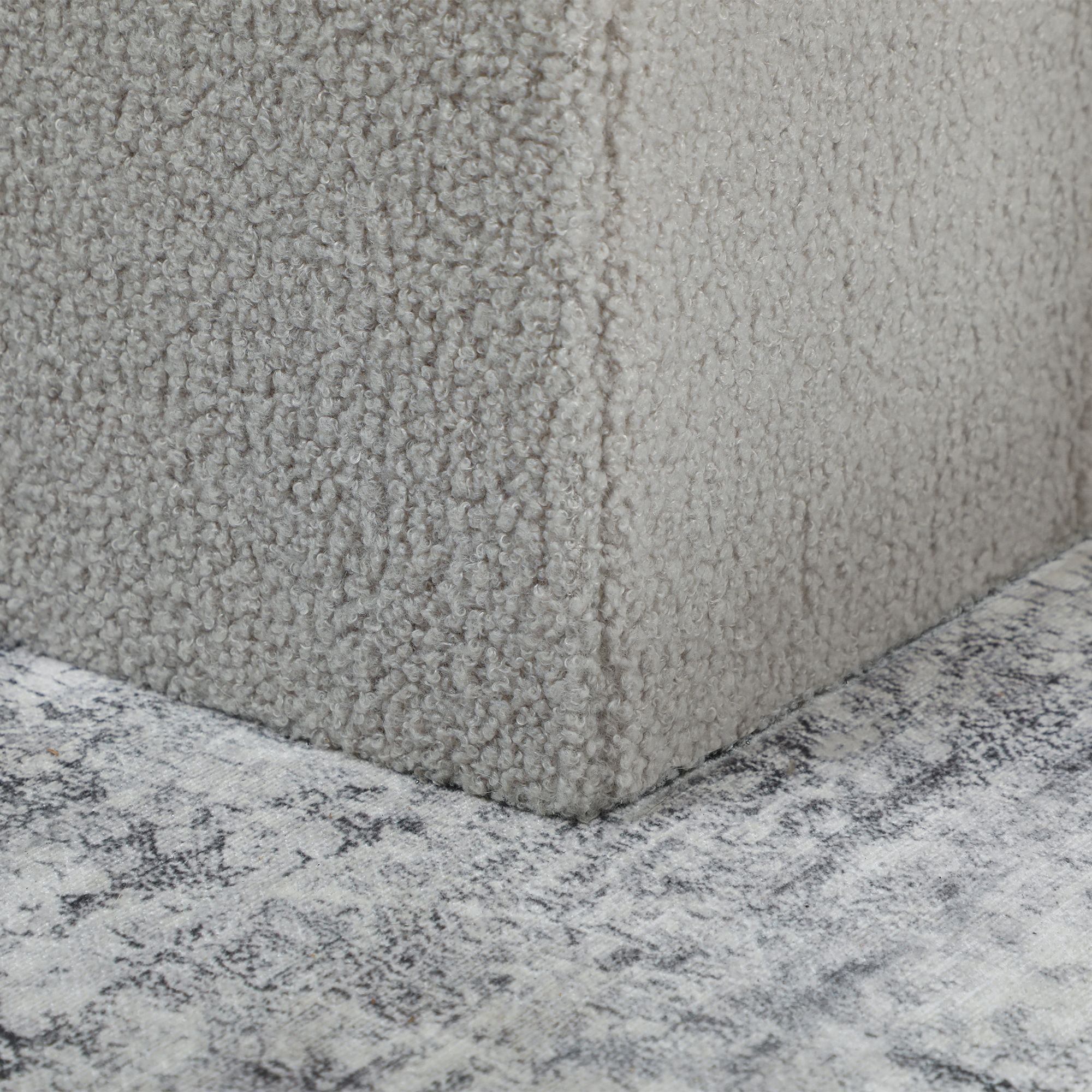 Aufbewahrungshocker, Polsterbank mit Stauraum und Deckel für Wohnzimmer, Schlafzimmer, Flur, Hellgrau