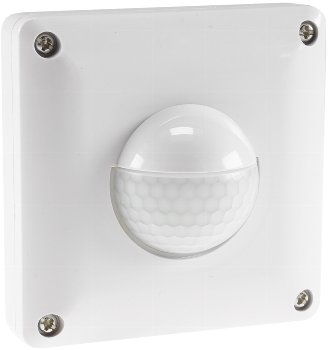 Unterputz PIR-Bewegungsmelder 190°- IP65, 2 & 3 - Draht Technik, weiß