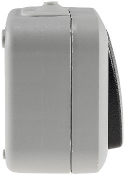 Feuchtraum Wechsel-Schalter, IP44 / 250V~/ 10A, inkl. AP-Rahmen, grau