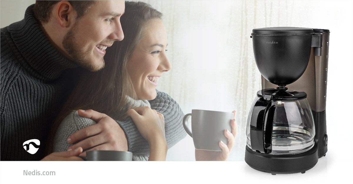 Kaffeemaschine | Filter Kaffee | 1.25 l | 10 Tassen | Warmhalten | schwarz