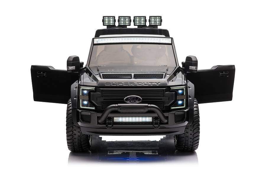 Kinderfahrzeug Ford Super Duty - schwarz - 12V-Version