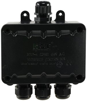Kabelverbinderbox, 4 Anschlüsse, IP68 / 450V, 1x Eingang, 3x Ausgang