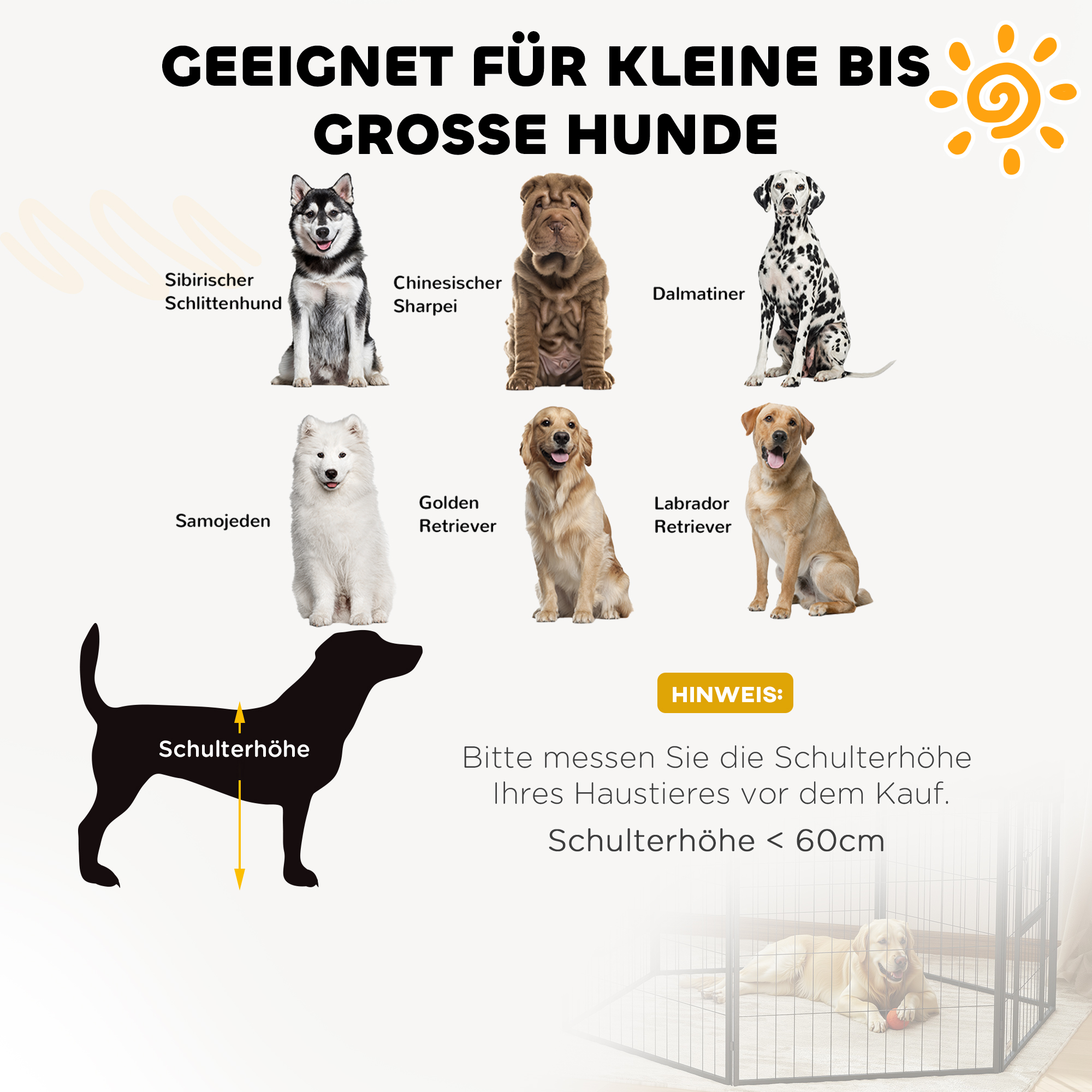 2er-Set Erweiterung für Welpengehege, Hundezaun-Paneele, Haustierspielplatz, Welpenzaun aus Stahl, Grau