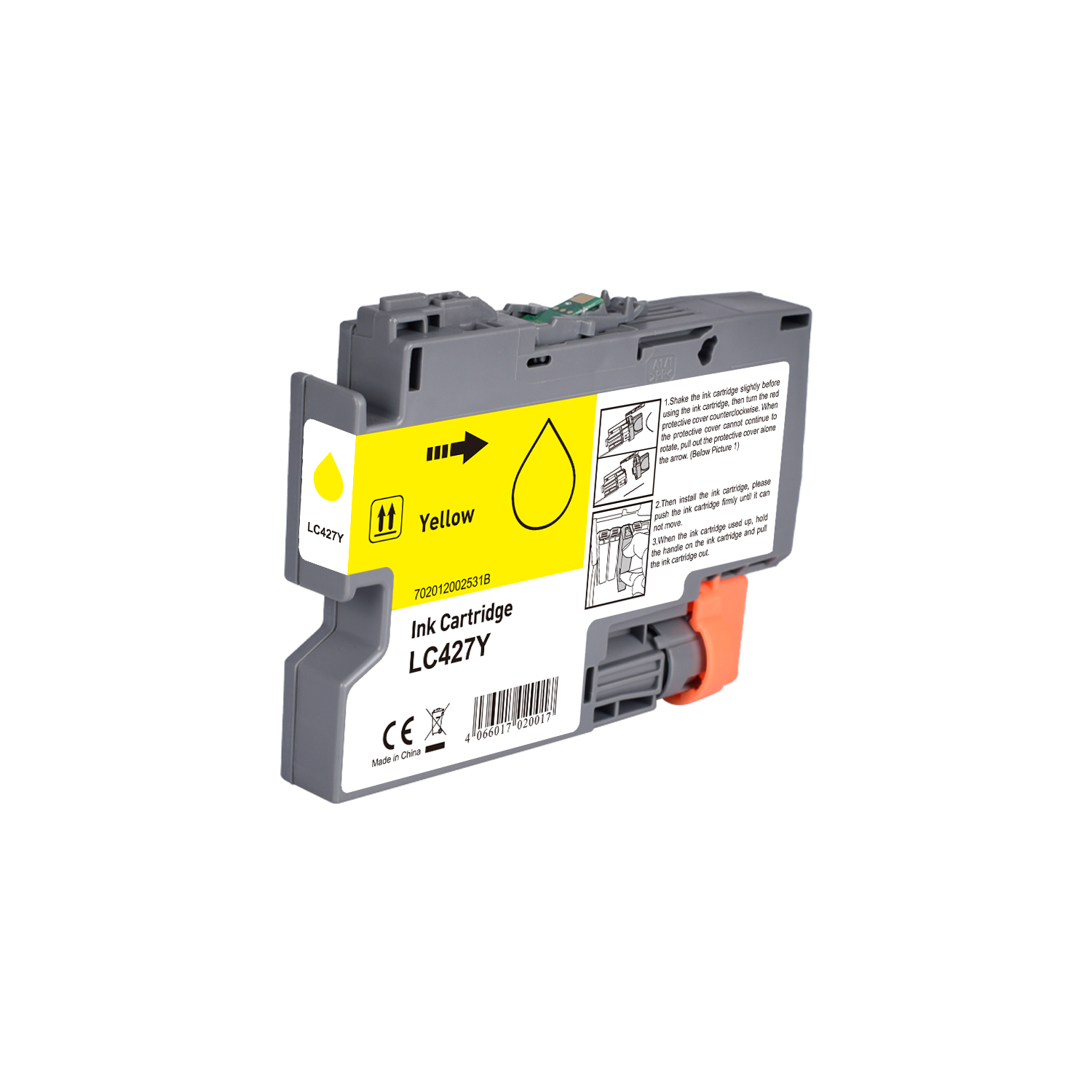 LC427Y alternativ (Pigment) Tinte yellow für Brother / LC427Y / 16ml