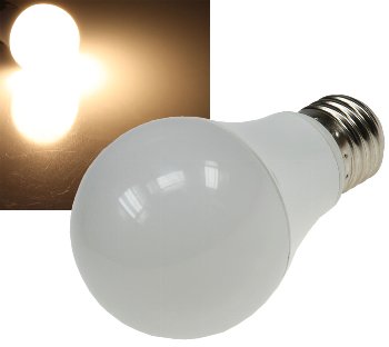 LED Glühlampe E27 "G70" 3-Stufen-Dimm, 3000k, 930lm, 230V/9W, 160°, warmweiß